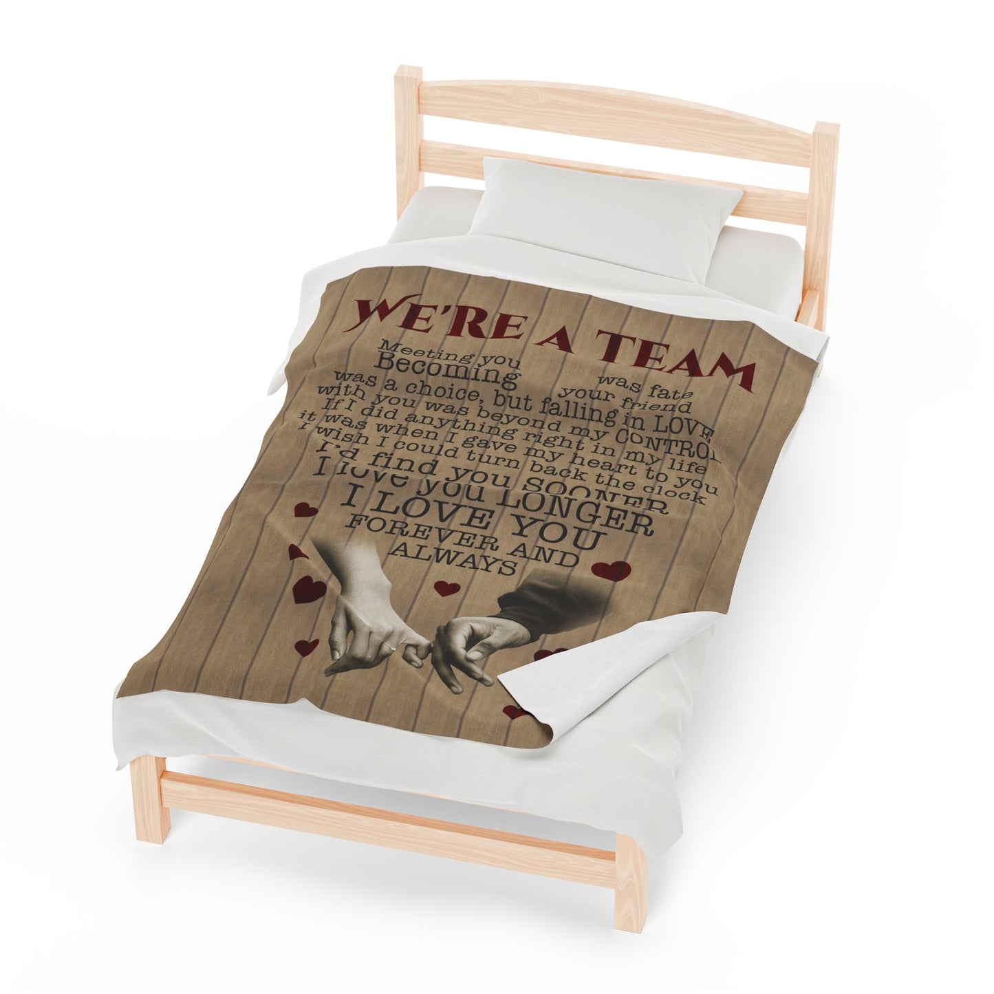 For Wife | Velveteen Plush Blanket