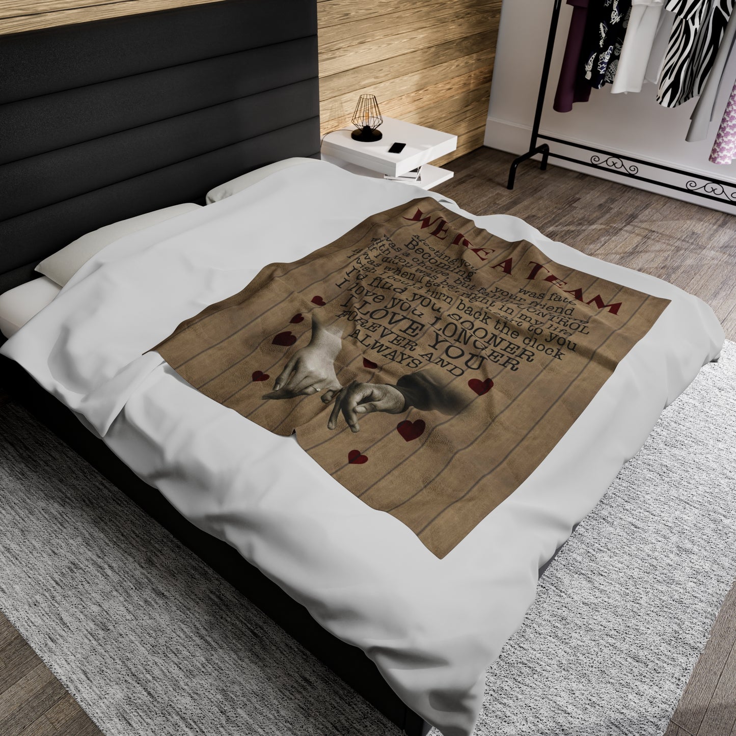 For Wife | Velveteen Plush Blanket